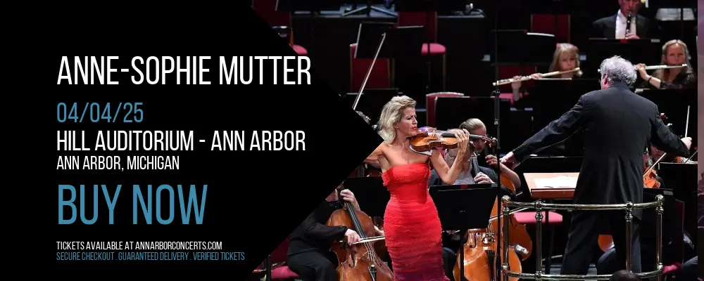 Anne-Sophie Mutter at Hill Auditorium